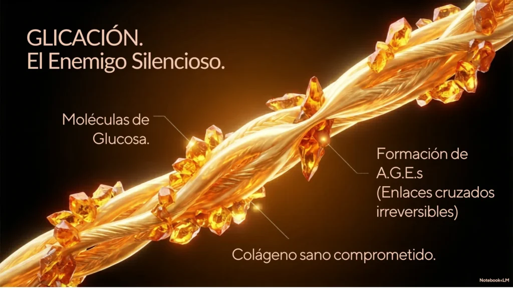 glucosa versus colageno